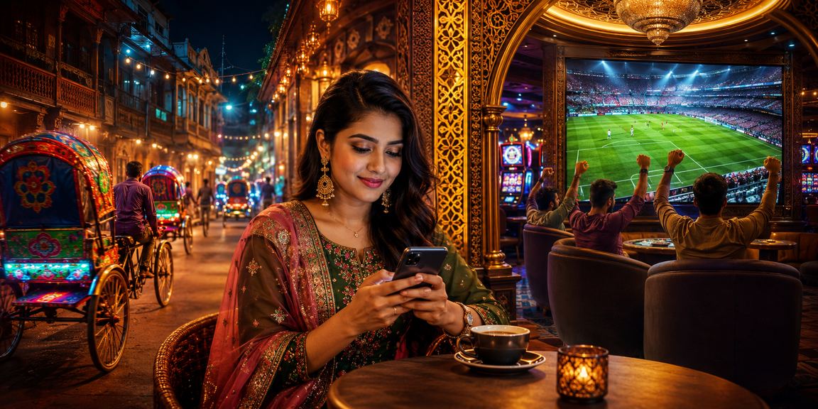 ঢাকার রিকশায় বসে মোবাইলে স্পোর্টস ইভেন্ট বেটিং করছেন একজন ব্যবহারকারী